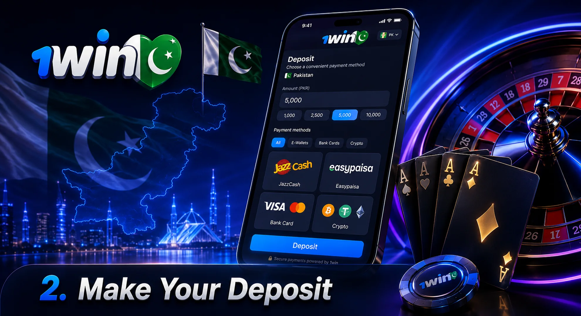 make your deposit