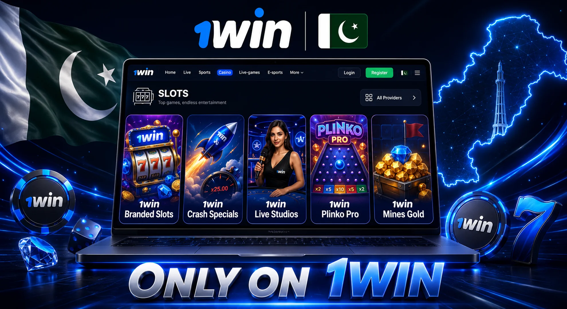 play unique game at 1win casino